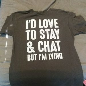 Gray graphic t shirt